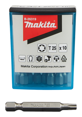 Makita Accessoires Schroefbit T25x50mm - B-26319 - B-26319