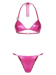 Dolce & Gabbana bikini à logo - Rose