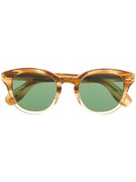 Oliver Peoples lunettes de soleil à détail à effet écaille de tortue - Tons neutres