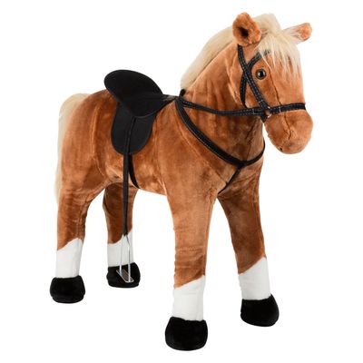 Small Foot houten hobbypaard bruin staand met geluid