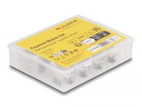 DeLOCK Keystone Module RJ45 Jack naar LSA Cat 6a toolfree, 8 stuks keystone module - thumbnail