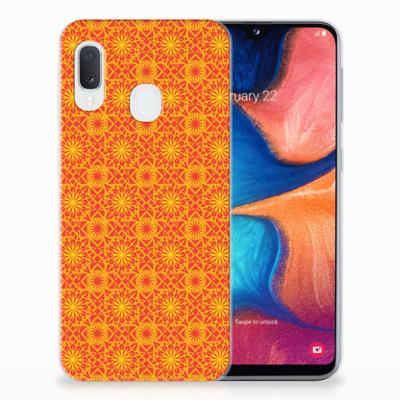 Samsung Galaxy A20e | TPU bumper | Batik Oranje