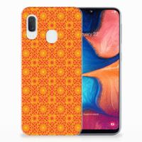 Samsung Galaxy A20e | TPU bumper | Batik Oranje
