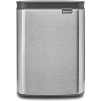 Brabantia Bo Prullenbak - 4 liter - kunststof binnenemmer - mat steel 222849 - thumbnail