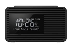 Panasonic RC-D8EG-K Wekkerradio DAB+, VHF (FM) USB Zwart