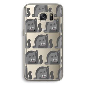 Cats: Samsung Galaxy S7 Transparant Hoesje