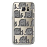 Cats: Samsung Galaxy S7 Transparant Hoesje Cats: Samsung Galaxy S7 Transparant Hoesje