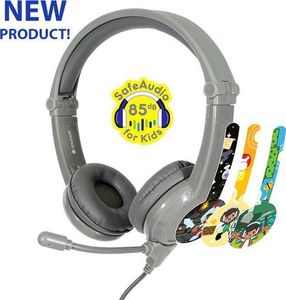 BuddyPhones GALAXY Headset Bedraad Hoofdband Muziek Grijs