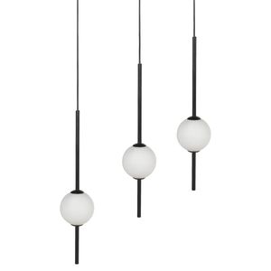 Beliani SHANNON - Hanglamp-Zwart-IJzer