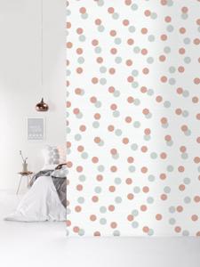 Behang Confetti Rol Browngrey