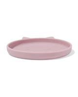 HEMA Kinderbord ⌀16cm siliconen monster roze (roze)