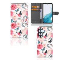 Samsung Galaxy A54 5G Hoesje Butterfly Roses
