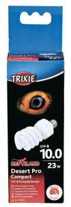 Trixie reptiland desert pro compact 10.0 uv-b lamp (23 WATT 6X6X15,2 CM)