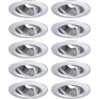 Paulmann 92116 Inbouwlamp Set van 10 stuks GU10 Chroom (mat) - thumbnail