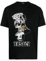 Versace t-shirt à imprimé graphique - Noir - thumbnail