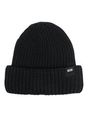 GCDS bonnet Giuly à patch logo - Noir