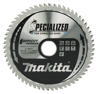 Makita Accessoires Cirkelzaagblad Aluminium | Efficut | 185x30mm 60T 0g - E-16813 E-16813 - thumbnail