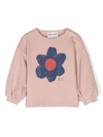 Bobo Choses t-shirt en coton biologique à fleurs - Rose - thumbnail