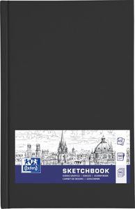 Oxford "Sketchbook" dummyboek, 96 vel, 100 g/m², ft A5, zwart