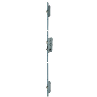 Nemef 4926 Veiligheidsmeerpuntssluiting | krukbediend | SKG*** | DM65mm | PC72mm | voorplaat staal verzinkt 24x2170mm rechthoekigDM| DR 1+3/2+4 -