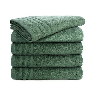 Dekbed Discounter 5-PACK: Badlakens 70 x 140 cm Kleur: Donkergroen