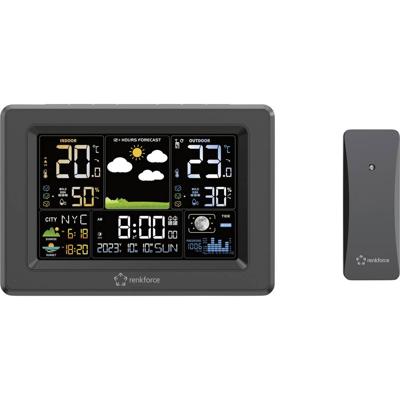 Renkforce RF-4883630 Digitaal weerstation Aantal sensoren max.: 3