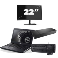 Dell Precision 3350 - Intel Core i7-10e Generatie - 15 inch - 16GB RAM - 256GB SSD - Windows 11 + 1x 22 inch Monitor