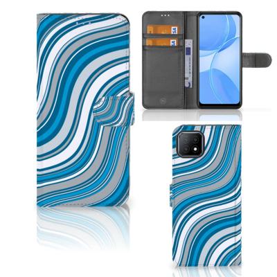 OPPO A73 5G | Telefoon Hoesje | Waves Blue
