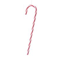 Zuurstokken - rood/wit - 6x? - hangers - 13 cm - kersthangers