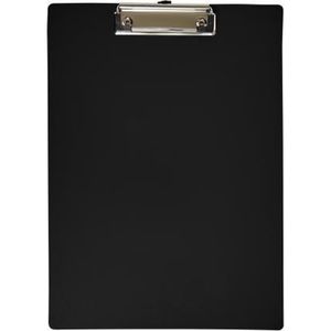 Clipboard/klembord zwart A4 formaat