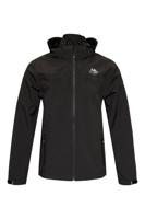 Nordberg Jaco Shell Dames Jas Black Melange 2XL
