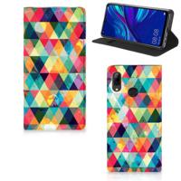 Huawei P Smart (2019) | Hoesje met Magneet | Geruit
