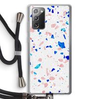 Terrazzo N°6: Samsung Galaxy Note 20 / Note 20 5G Transparant Hoesje met koord
