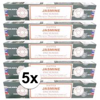 5x Nag Champa wierook Jasmine 15 gram