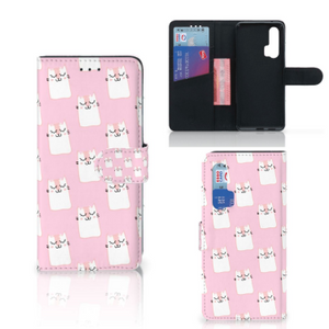 Honor 20 Pro Telefoonhoesje met Pasjes Sleeping Cats