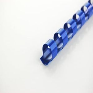 Bindrug GBC 10mm 21rings A4 blauw 100stuks