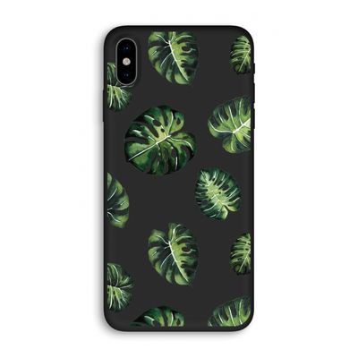 Tropische bladeren: iPhone X Biologisch afbreekbaar hoesje