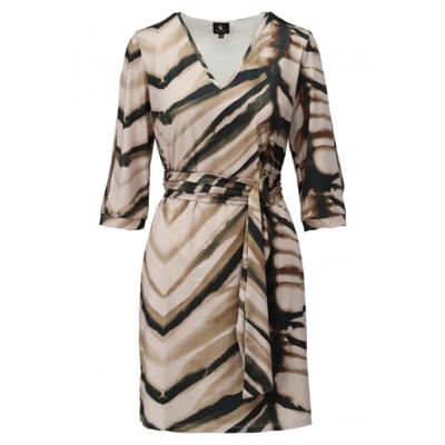 K Design - Bruin | Dames | Jurk | Bruin | L | regular | Kamst mode