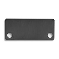 Eindkap E43 zwart voor LED profiel PN4