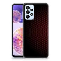 Samsung Galaxy A23 | TPU bumper | Geruit Rood