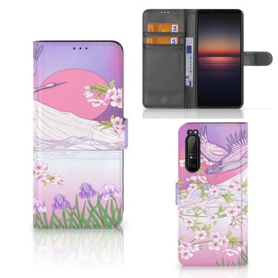 Sony Xperia 1 II | Telefoonhoesje | Met pasjeshouder | Bird Flying