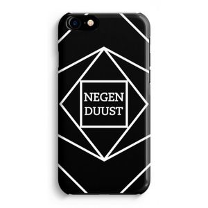 Negenduust geometrisch: iPhone 8 Volledig Geprint Hoesje