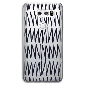 Marrakech Zigzag: LG V30 Transparant Hoesje