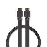 Platte High Speed HDMI-kabel met Ethernet | HDMI-connector - HDMI-connector | 2,0 m | Antra