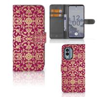 Wallet Case Nokia X30 Barok Pink