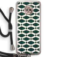 Moroccan tiles: Motorola Moto G6 Transparant Hoesje met koord