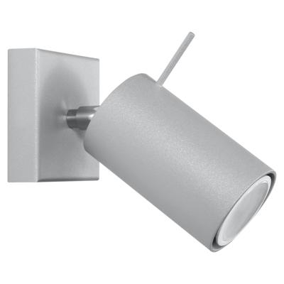 Wandlamp RING 1 grijs