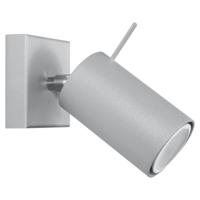 Wandlamp RING 1 grijs
