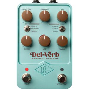 Universal Audio Del-Verb Ambience Companion reverb/delay effectpedaal (promo)