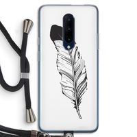 Pluim: OnePlus 7 Pro Transparant Hoesje met koord